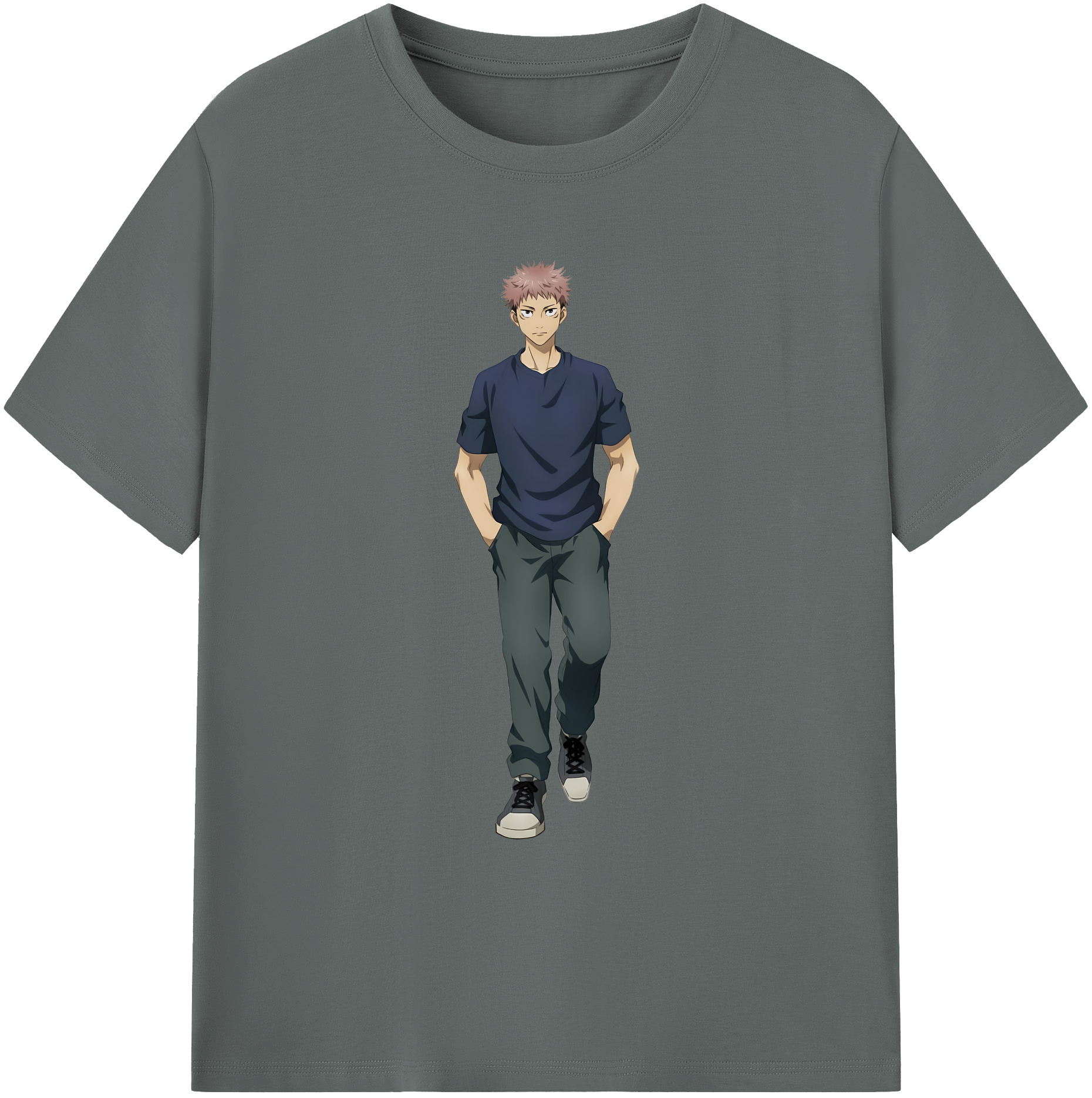 （画像用） 呪術廻戦 Jujutsu Kaisen 綿100％ メンズ半袖Tシャツ｜肌触りやわらか＆通気性